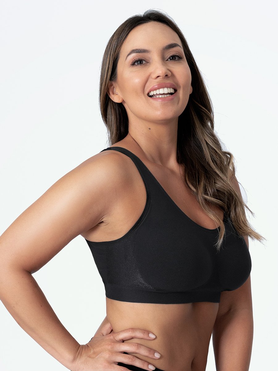 nvede Boond Bra, Boond Daily Comfort Wireless Shaper Bra, Boond Wireless  Shaper Bra, Boond Comfort Bra (Black,S) at  Women's Clothing store