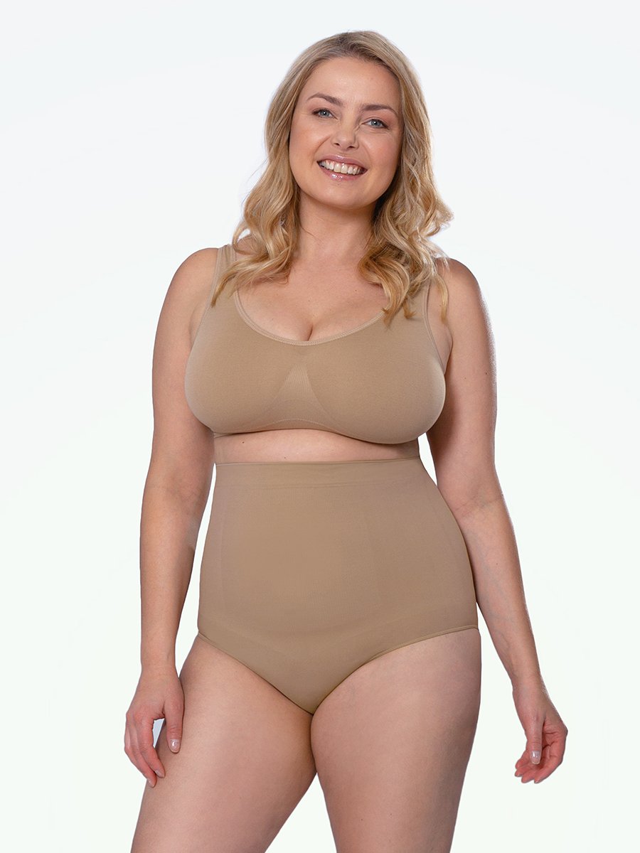 SHAPERMINT EMPETUA All Day Every Day Shaper Panty Brief, Nude, Small :  : Clothing, Shoes & Accessories